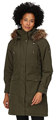 Regatta Damen Shiloh Jackets Waterproof Insulated, Dark Khaki, EU 38