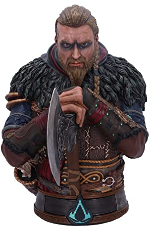 Nemesis Now Buste sous Licence Officielle Assassin's Creed Valhalla Eivor, Multicolore, 32 cm, résine