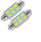 Zuyejuu 2 Stück C5W 39 mm Lizenznummer Kennzeichenbeleuchtung Licht Licht Licht passend für Mercedes EW211 Klasse E320 E350 E550 E55 W164 ML350 ml (Emitting Color : White)