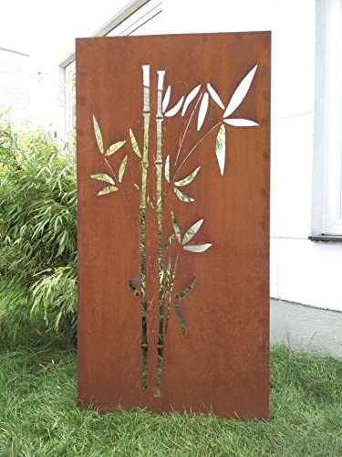 Zen Man Brise-vue pour jardin en acier Corten 031663-1C B75 x 150 cm 16 kg