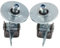 Aramox Radnabenlagerflansch, 17 Mm 3-Bolzen-Vorderradnabe, Kurze Welle, Achsschenkel, Kreuzgelenk und Antriebswelle für 6-Zoll-Reifen-Kart