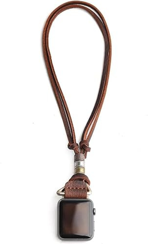HMLXSH Necklace Adapter Pendant Compatible with Apple Watch, Infinity & Double Loop Connector Comes with Double-wound wristbands, bracelets and lanyards for iWatch Series 8/7/6/5/4/SE