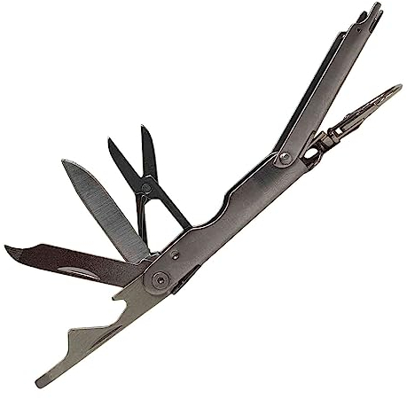 Multitool Mini Key Tool 6 in 1 fürs Schlüsselbund - mit Logo buweos.de