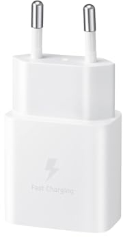 USB C Ladegerät PD 15W, Schnellladegerät Typ C Handy Netzteil Stecker Adapter für Samsung Galaxy S21 S20 S10 S9 S8 Plus S10e A51 A50 A34 A33 A20e A14 A13, iPhone 12/13/14/15/11 Pro iPad/Air weiß