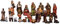 Sharplace 20-teiliges Weihnachtskrippenfiguren-Set aus Kunstharz, Statue, Ornament, traditionelle Krippenfiguren, Weihnachten