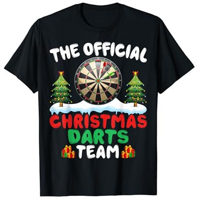 Xmas Darts Team - Funny Dartboard Darts Player Christmas T-Shirt