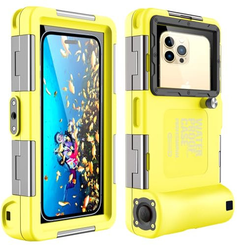 Custodia Impermeabile Smartphone IPX8 Porta custodia cellulare impermeabile 15m Subacquea compatible per iPhone 16 15 14 13 12 16 Pro Max 16 15 14 Pro Samsung S24 S23 S22 Ultra A35 A55 A25 A15 A34 A54