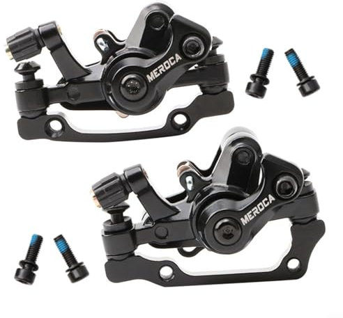 Frenos de bicicleta, juego de frenos de disco mecánicos, pinza de freno de tracción delantera y trasera de bicicleta de montaña para bicicletas de montaña, bicicletas de carretera, bicicletas