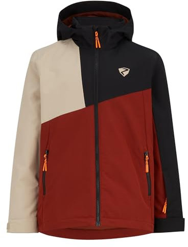 Ziener Kinder ANZO Ski-Jacke/Winterjacke | warm, atmungsaktiv, wasserdicht, woody brown, 176