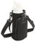 Azarxis Sac Porte-Bouteille Sac à Bouteille avec Bandoulière Ajustable pour Randonnée Voyage Camping (01 Noir)