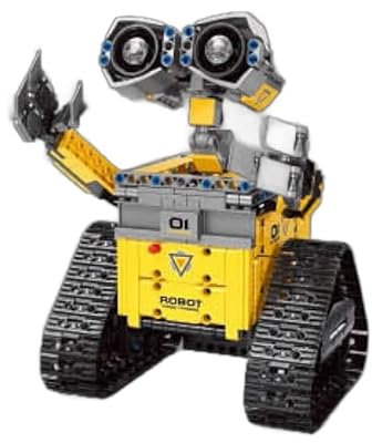 barweer Technik Roboter RC Klemmbausteine Set 3in1, 632 Teile, Fernsteuerung Wall Panzer Dino, Bauspielzeug für Kinder ab 8 Jahren