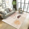 RUGMRZ Tapis Jeux Enfant D¡¯Eveil Le Design géométrique Moderne Rose Gris Doux Peut être personnalisé De B¨¦B¨¦ 60x90cm