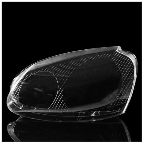 Scheinwerferglas Für VW Für Golf 5 MK5 Für Jetta Rabbit R32 2005-2009 Front Scheinwerfer Objektiv Shell Abdeckung Lampcover Transparent Lampenschirm Scheinwerfer Streuscheibe(Left)