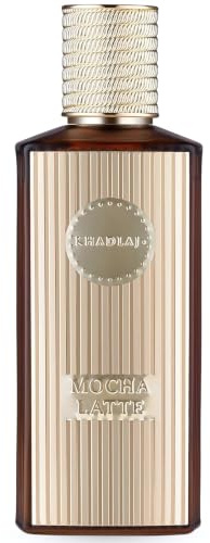 Khadlaj Mocha Latte – Gourmand, Spicy, Sweet, Warm – Extrait de Parfum Spray Long-Lasting Fragrance for Unisex, 3.4 Ounce / 100 ml