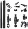Lenker Action Kamera Halterung,Super Clamp Magic Arm Kamera Mount ,Action Kamera Motorrad Mount,mit verstellbare 193cm Selfie Stick,360-Grad-Drehung,Aluminiummaterial,für Insta360 XR2 DIY Montage