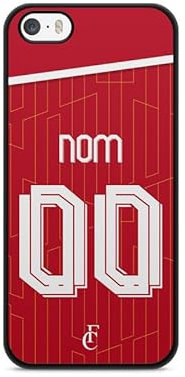 Générique Phone Case Compatible with Iphone 6/6s Liverpool Football Shirt Home Personalised Ronaldo Messi Neymar Mbappe Ref 3