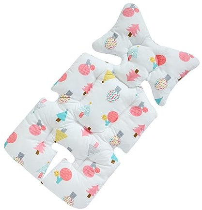 CIMAXIC Schlafmatte Atmungsaktiv Für Kinderwagen Babykissen Aus Baumwolle Sitzmatte Für Babyschaukel Und Babywippe -polsterung