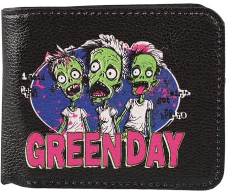 Rocksax Green Day Band Zombie Wallet Officially Licensed