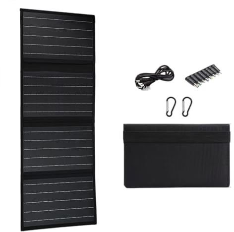 Panel solar plegable de 40 W, fuente de alimentación para exteriores, carga solar, placa celular para camping, emergencias, carga portátil, dispositivo de carga para camping