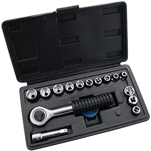 Amtech I0070 16 Piece 1/4 Drive Socket Set