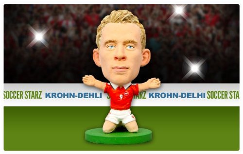 SoccerStarz SOC039 Dänemark Mini-Fußballfigur, Mehrfarbig