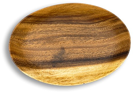 Cuenco de Madera de Acacia Cuenco frutero, ensaladera de Madera 15 cm decoraci, Almacenamiento