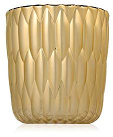 Kartell Jelly Tellern, tischtts, Gläsern, Schüsseln und Karaffen, Plastik, gold, 23,5 x 25 cm