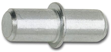 SECOTEC Bodenträger DUO mit Ring | Bohr ø 5 mm | Plattenträger zum Stecken | Stahl | 100 Stück