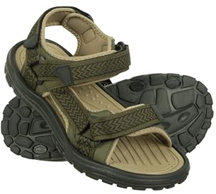 Mountain Warehouse Crete Mens Neoprene Lining Sandals | Deep Lugs for Sturdy Grip, Cushioned Footbed for Comfort & Support, Easy Slip-On Beach Footwear, For Walking, Pool, Summer