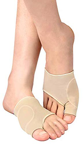 Alluce Valgo Gel Pad con Silicone Correttore Bunion Sleeve Big Toe Separatore Sollievo dal Dolore Alluce Valgo Correzione - una Coppia Stivaletto, Correttore e la Protezione