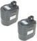 Trade-Shop 0702300924 Lot de 2 Batteries de Rechange pour Marteau perforateur Wurth WA 24 V 24V/3300 mAh