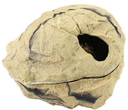 Höhlen & Verstecke für Reptilien & Amphibien: 3 in 1 Feuchtigkeitsspendende Höhle für Gecko, Eidechsen, Bartdrache, Schlange, Schildkröte, Frösche