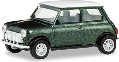 herpa 430753 – Mini Cooper mit Zusatzscheinwerfern, Modell Auto, Modellsammlung, Miniaturmodelle, Fahrzeuge zum Sammeln, Kleinmodell, Sammlerstück, Detailgetreu, Kunststoff, Mehrfarbig - Maßstab 1:87