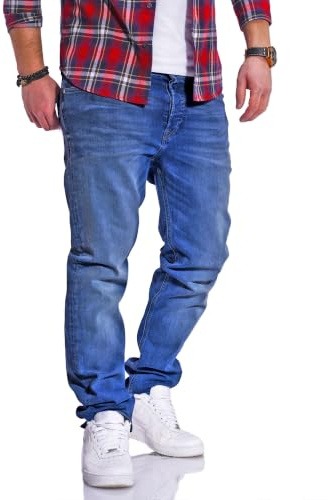 JACK & JONES Herren Jeans Clark ARIS Regular Fit Straight Leg Denim Herrenhose