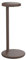 Flos LED Tischlampe Oblique Braun by Vincent Van Duysen, 8W, Innenbereich, 15,5x 35cm, 09.8300.DW