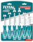 TOTAL - Klemme | Maße 150 mm | Maximale Anzugskraft von 15 kg | Ergonomisches Design | Federklemme zum Halten von Klebestücken | Grauer Kunststoff