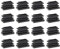 Lot de 16 bouchons à lamelles - Capuchons de protection - En plastique - 15 x 30 mm - Rectangulaire
