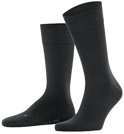 FALKE Herren Sensitive New York Socken druckfreier Komfortbund flache Naht gegen Druckstellen einfarbig komfortabel für Diabetiker Alltag Business atmungsaktives nachhaltiges Lyocell 1 Paar