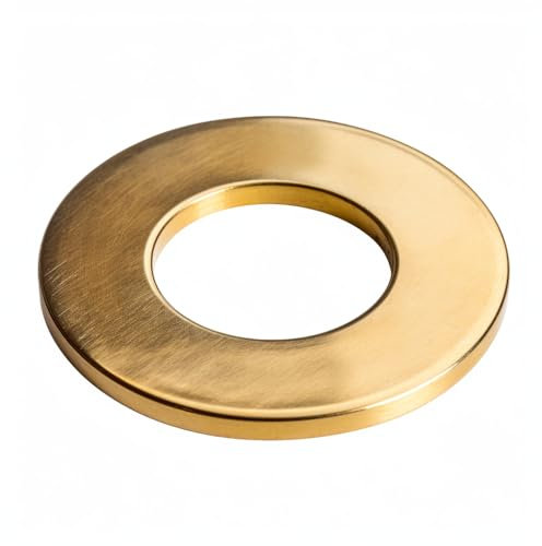 Rondella piatta in ottone, M20, rondella metrica in bronzo per viti, DIN 934, diametro interno 20 mm, diametro esterno 36 mm, spessore 3 mm (confezione da 8)