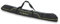 Black Crevice Skitasche I Skisack für 1 Paar Ski & Stöcke I robuste Skibag mit gepolsterten Doppelhaltegriffen I Ski-Tasche mit durchgängigem Doppelreißverschluss I Maße: L195cm x B20 cm x H20cm