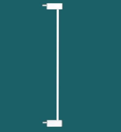 Suprills Metal Gate - Pressure Fit Safety Baby Gate for Stairs and Doors, Suitable for Widths 76 to 80, Extendable for Extra Width (Sold Separately), (7cm ext)