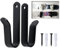 Ronoza 2 Stück Snowboard Wandhalterung,Horizontale Ski Wandhalterung Display Rack mit Schrauben,Snowboard Skateboard Wandhalterung kaltes Stahlmaterial für Snowboard,Skiboard,Longboard,Skateboard.