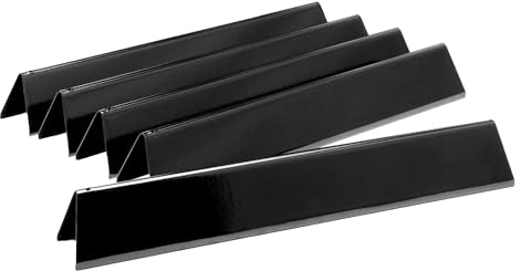 7535 Flavorizer Bars Placa de calefacción de repuesto para Weber Spirit 200 y 210, Spirit E210 S210 Barbacoas de gas (con botones de quemador laterales, 2009 – 2012), rieles aromáticos de acero de