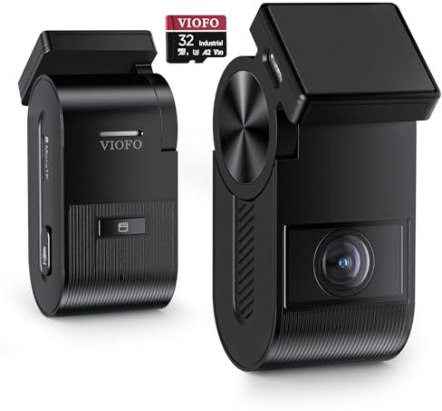 VIOFO VS1 Mini Dash Cam, 1440P Hidden Design Dashcam, Free 32GB SD Card, 5GHz Wi-Fi Voice Control Front Car Dash Camera with GPS, HDR, Night Vision 2.0, 24H Parking Mode, Support 512GB Max