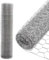 Eulenke Sechseckgeflecht Maschendrahtzaun - Verzinkt mit Beschichtung, Kaninchendraht, Drahtzaun, Hasendraht - Sechseck Drahtgitter Maschenweite 27 mm, Höhe 100 cm, Länge 25 m - Silbrig