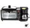 LOVIVER Breakfast Machine Breakfast Station Egg 3 in 1 Heat Selector Mode Versatile Portable Breakfast Center Station Breakfast Maker