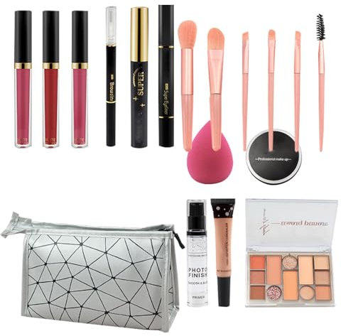 Hugsweet Professional Makeup Kit - Multipurpose Women's Makeup Sets - /set Starter Makeup Bundle for Beginners Professionals
