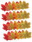 PRETYZOOM 1 Herbst Dekoration Autumn Decor Dekoration für Herbsthochzeit Herbstliche Wohndekoration Hochzeit mit Ahornblättern zum Thema Herbst Herbst-Herbst-Blätter-Dekor Herbstlaub Stoff