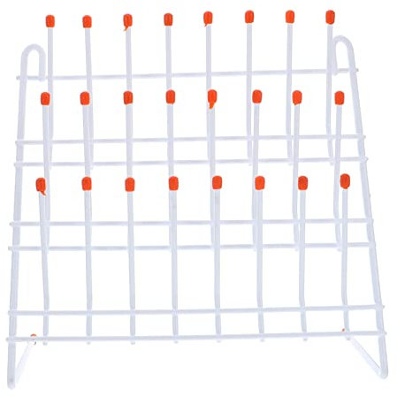 MUSISALY 1pieza Soporte De Secado para Tubos De Rack De Drenaje De Escurridor Práctico para Almacenamiento De Frascos para Escuelas y