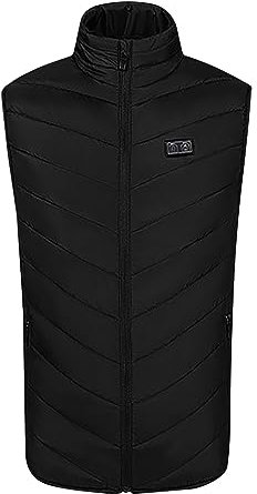 Heated Gilet, Heated Vest Men Women 15 Heating Zones Heated Clothing with Battery Pack Heated Body Warmer Heated Jacket Winter Warm Heated Coat for Ski Hiking Moto UK Sale Clearance